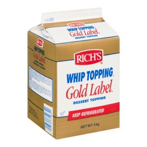 Rich’s Gold Label Topping 4/1 Gal
