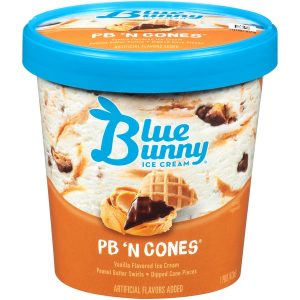 BB Peanut Butter & Cone Pints 8 Ct