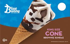 BB Champ King Vanilla Brownie Cone 12 Ct