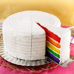 David’s Rainbow Layer Cake 14 Slice