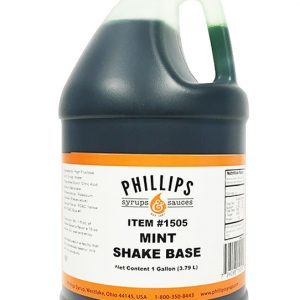 Phillips Mint Shake Syrup 4/1 Gal Cs