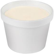 Styro Cup 4oz Vanilla Ice Cream 24 Ct