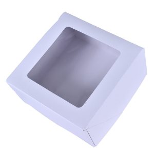 Window Cake Box 9X9X4 100Ct