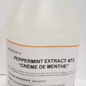 Peppermint Extract #72 Cream De Mente  Gal