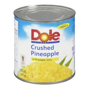 Dole Pineapple Crushed in Juice #765 6 Cs