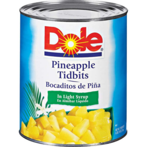 Dole Pineapple Tidbits #553 6 Cs