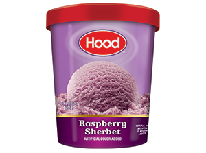 Hood Sherbet Raspberry 6 Qt 6 Ct