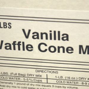 Cobatco Vanilla Waffle Cone Mix 50Lb