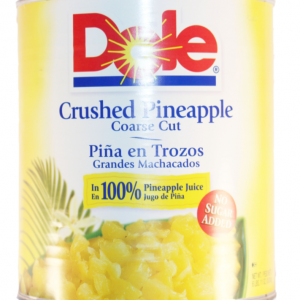 Dole Pineapple Crushed in Juice #765  6 Cs