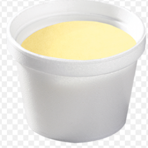 Styro Cup 4oz Lemon Sherbet 24 Ct
