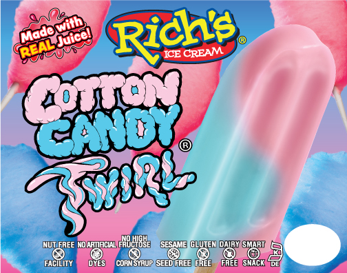 Rich s Cotton Candy Swirl 24 Ct Dingman s Dairy