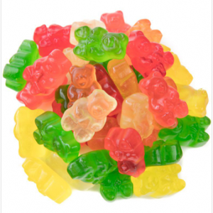 Assorted Flavors Gummi Bears 4/5Lb Cs