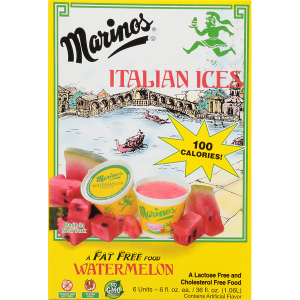 Italian Ice Watermelon 6oz 12 Ct