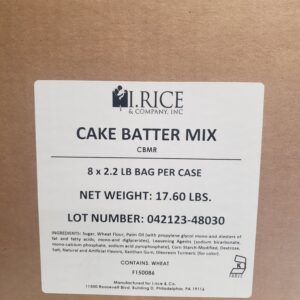 IR Cake Batter Mix 8×2.2lbs